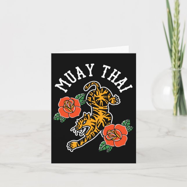 Muay Thai Fighter Hob Kort (Framsida)