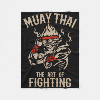 Muay Thai Fighter - Muay Thai And Thaiboxing Gift  Fleecefilt
