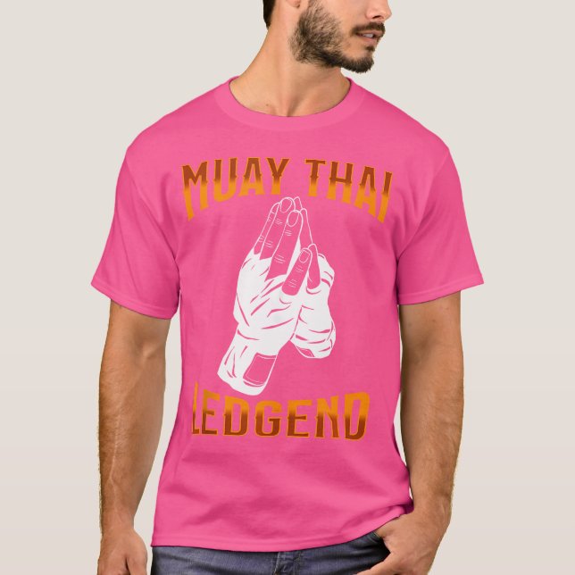Muay Thai Fighter Muay Thai Legend T Shirt (Framsida)