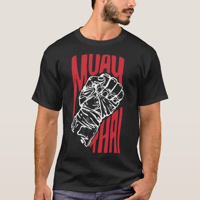 Muay Thai fighter T Shirt (Framsida)