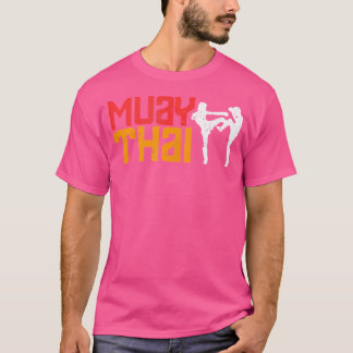 Muay Thai Fighter Training Mma Street Fight Kickbo T Shirt