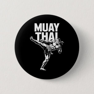 Muay Thai Fighter Vintage Martial Arts Thai Boxing Knapp