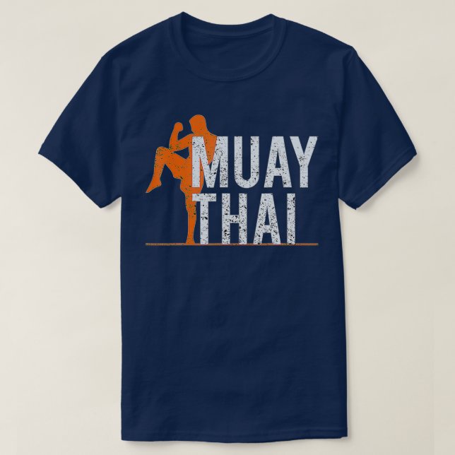 Muay Thai För manar Women Kids Fighter Kickboxing  T Shirt (Design framsida)