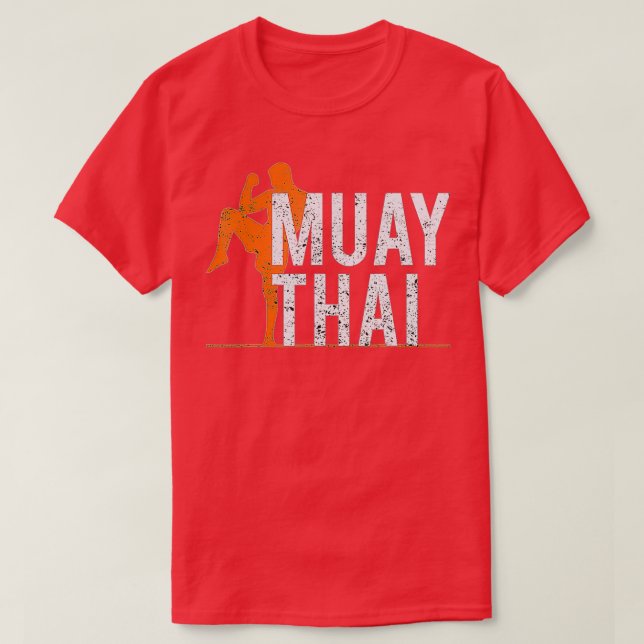 Muay Thai För manar Women Kids Fighter Kickboxing T Shirt (Design framsida)