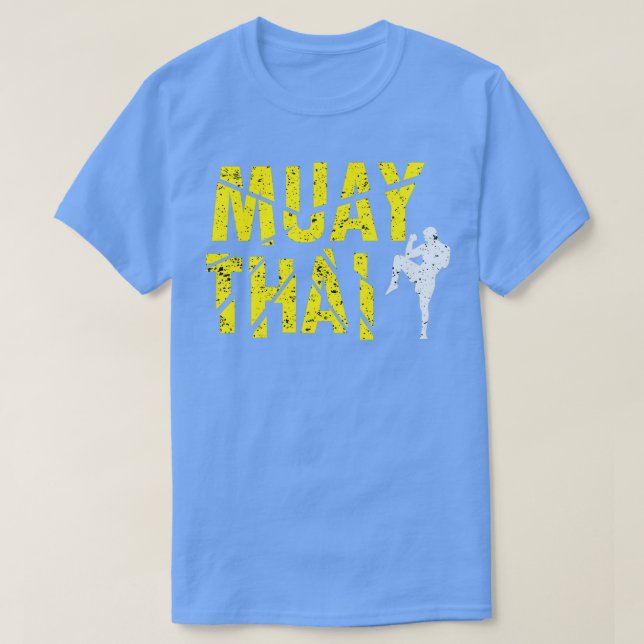 Muay Thai För manar Women Kids Fighter Kickboxing  T Shirt (Design framsida)