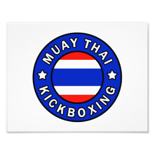 Muay Thai Fototryck