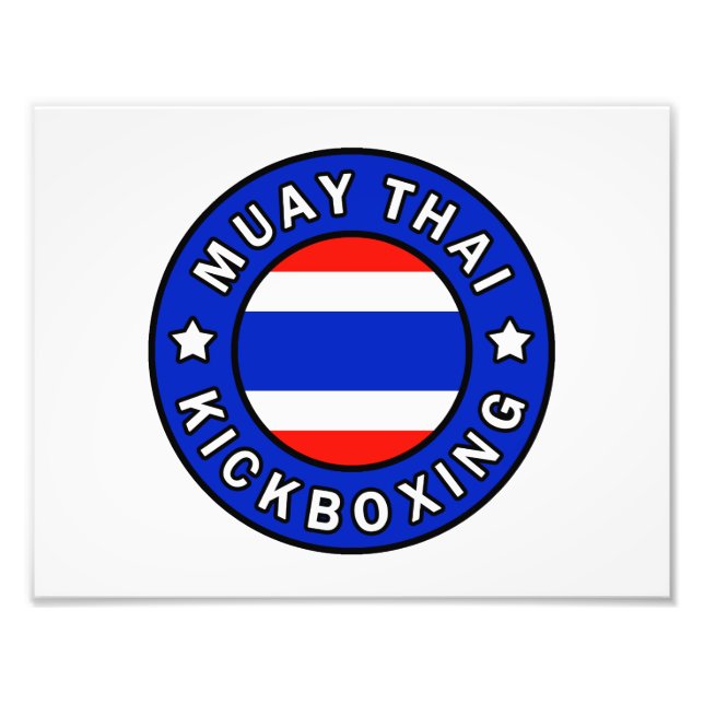 Muay Thai Fototryck (Framsidan)