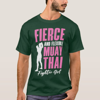 Muay Thai Girl Kickboxing Instructor Martial Arts T Shirt