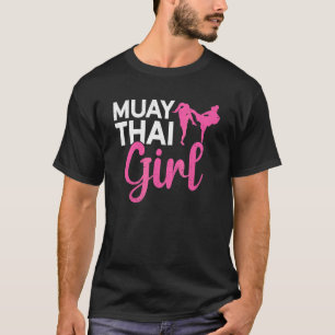 Muay Thai Girl Muay Thai Boxing Kickboxing T Shirt