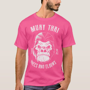 Muay Thai Gorilla Thai Boxing and Kickboxing T Shirt