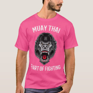 Muay Thai Gorilla Thai Boxing and Kickboxing T Shirt