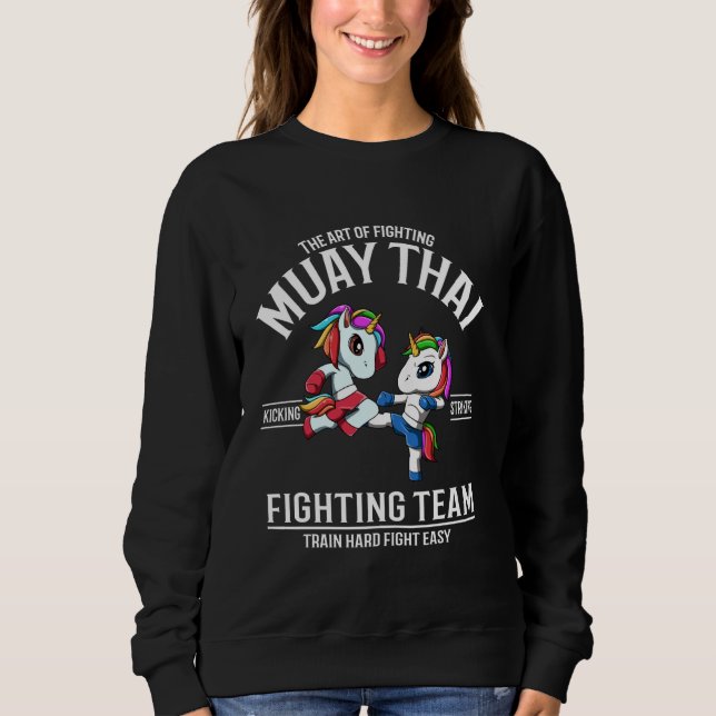 Muay Thai Gorilla - Thai Boxing Fighting Team T Shirt (Framsida)