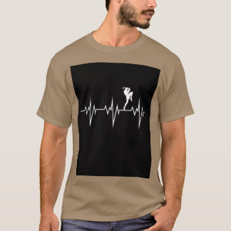 muay thai heart beat thailand martial art Graphic T Shirt