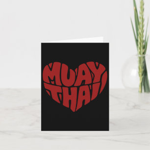 Muay Thai Heart - Kärlek för thai Boxing Kort