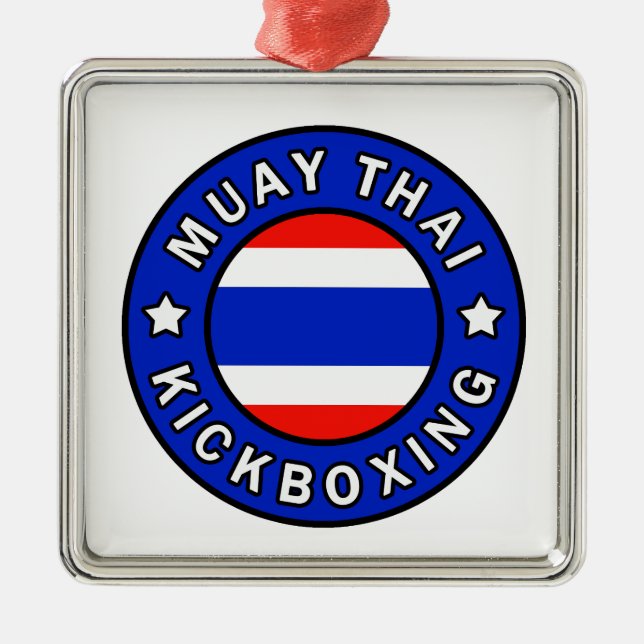 Muay Thai Julgransprydnad Metall (Framsidan)