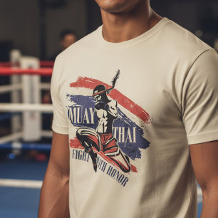 Muay Thai - Kämpa med heder T Shirt