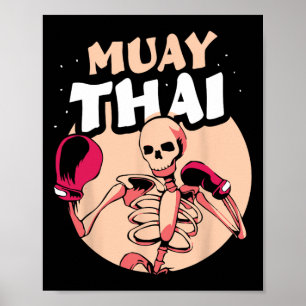 Muay Thai-kampsport Hobbyidrottare Boxning Poster