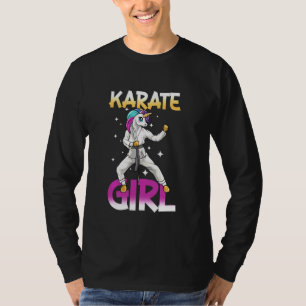 Muay Thai Karate Girl Unicorn Kickboxing T Shirt
