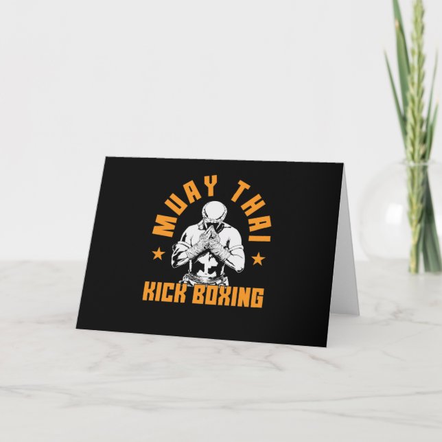 Muay Thai Kickboxen Kort (Framsida)