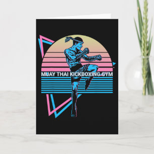 Muay Thai Kickboxing Retro Muay Thai Kickboxing Gy Kort