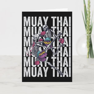 Muay Thai Kickboxning, Muay Thai Skelett, Muay Th Kort