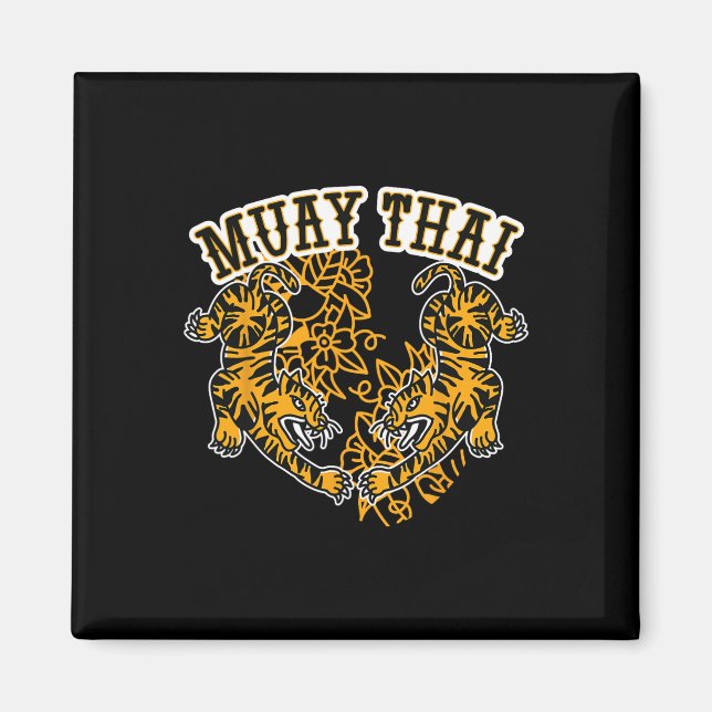 Muay Thai Kickboxning, Muay Thai Tigers, Muay Thai Magnet (Framsidan)
