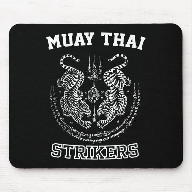 Muay Thai Kickboxning Tiger Fight Sak Yant MMA  Musmatta (Framsidan)