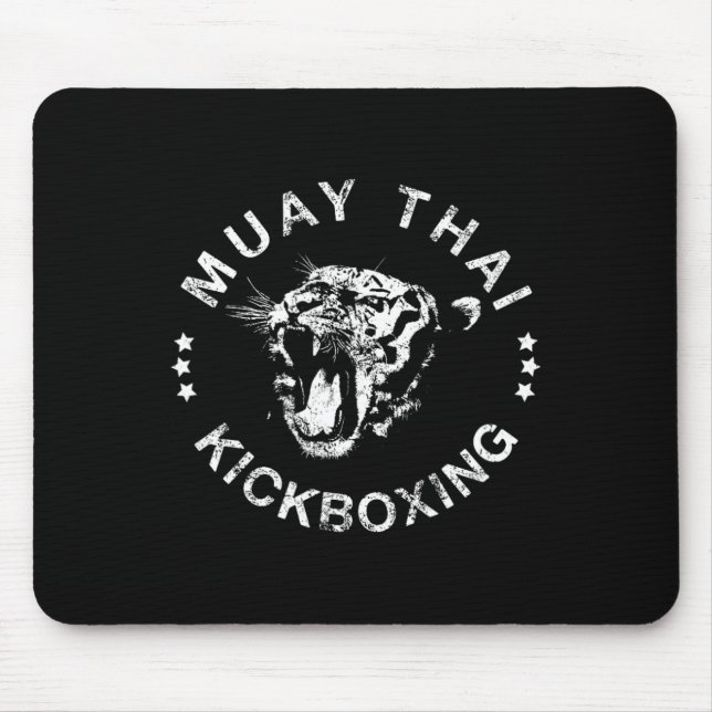 Muay Thai Kickboxning Tiger T-shirt  Musmatta (Framsidan)