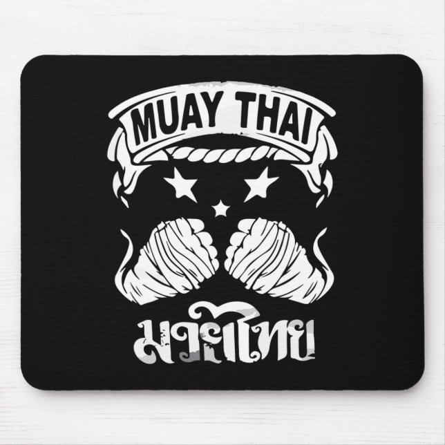 Muay Thai Kickboxning Traditionell Thailändsk Kamp Musmatta (Framsidan)