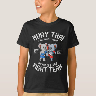 Muay Thai Koala Fight Team - Nak Muay, kickboxning T Shirt