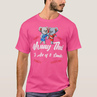 Muay Thai Koala Thai Boxing and Kickboxing T Shirt