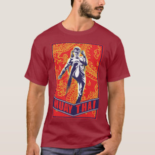 Muay Thai-krigare Kampsport Sport T Shirt