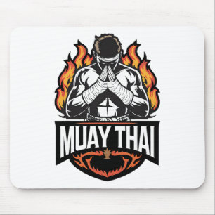 Muay Thai Logotyp - Thai Boxing Fighter Musmatta
