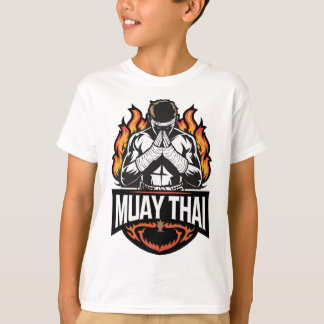 Muay Thai-logotyp - thaiboxningskämpe  T Shirt