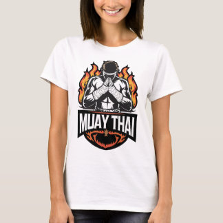 Muay Thai-logotyp - thaiboxningskämpe  T Shirt