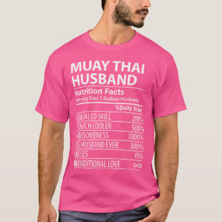 Muay Thai Make Nutrition Facts Funny Muay Thai T Shirt