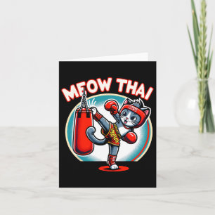 Muay Thai Martial Art Thai Boxing Cat Meow Thai Fo Kort