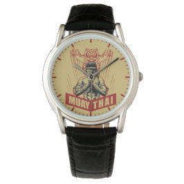 Muay Thai Martial Arts Sleeping Tiger Manar Armbandsur