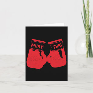 Muay Thai Martial Arts Thai Boxing Coach Älskare G Kort
