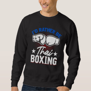 Muay Thai Martial Kickboxing Combat Sports Thai Bo Lång Ärmad Tröja