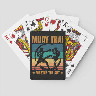Muay Thai Master The Art Boxer Boxing Practitioner Casinokort
