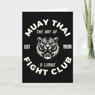 Muay Thai Mma Fight Tatuerings Tiger Konst 8 Lemma Kort