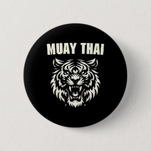 Muay Thai Mma Fight Tatuerings Tiger Rop Kickboxni Knapp