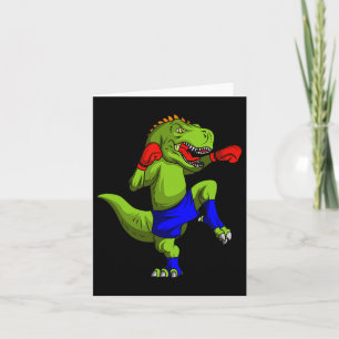 Muay Thai Mma Fighter T-rex Mixed Martial Art Comb Kort
