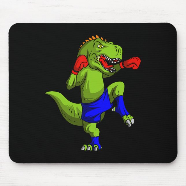 Muay Thai Mma Fighter T-rex Mixed Martial Art Comb Musmatta (Framsidan)