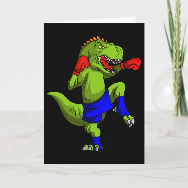 Muay Thai MMA-utövare T-rex Mixed Martial Art Comt Kort (Framsida)
