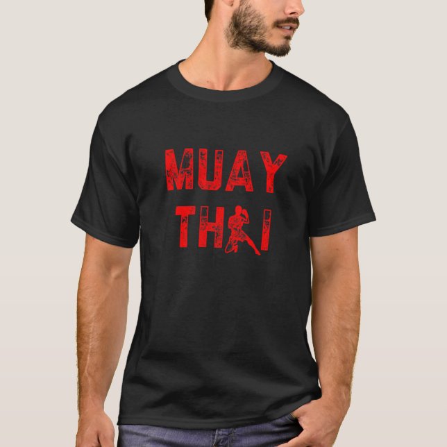 Muay Thai NakMuay Boxningsträning  1 T Shirt (Framsida)