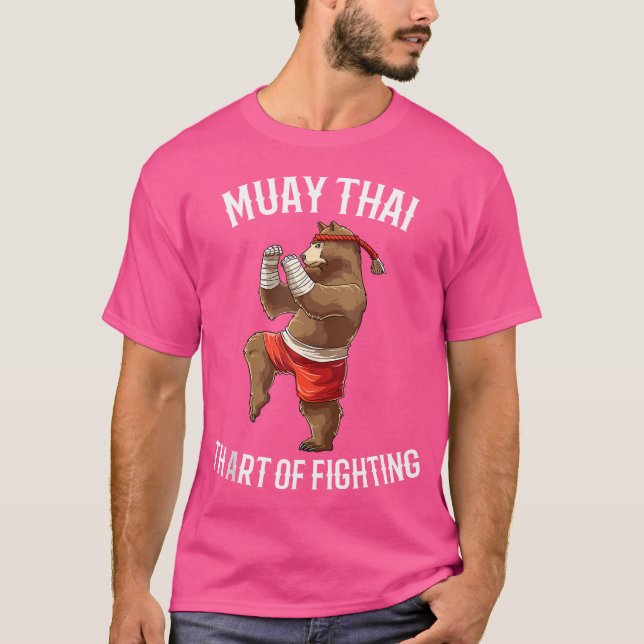 Muay Thai och Thai Boxing T Shirt (Framsida)