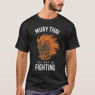 Muay Thai Oni Fighter Thai Boxing Oni Mask Hannya T Shirt