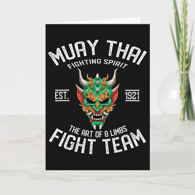 Muay Thai Oni - Thai Boxing And Kickboxing  Kort (Framsida)